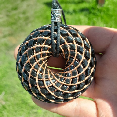 Handmade shungite rodin torus - shungite,