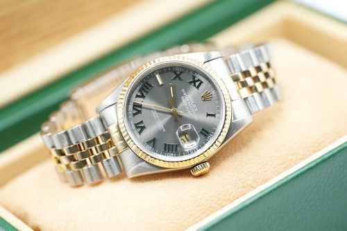 Gents steel gold rolex - gents, &