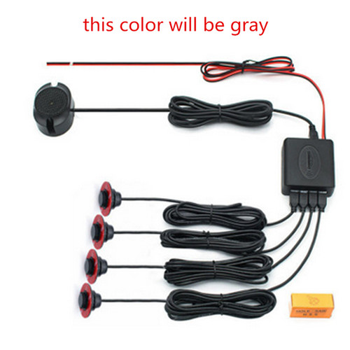 4pcs gray parking sensors - 4pcs,
