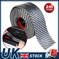 Carbon Fiber Car Sticker Door Sill Bumper Protector Anti Scratch Tape Vinyl Film