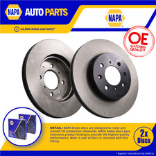2x Brake Discs Pair Vented