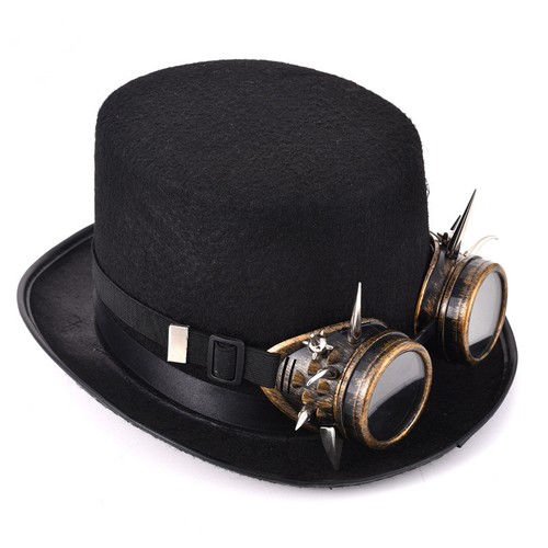 Steampunk rivet glasses top - glasses,