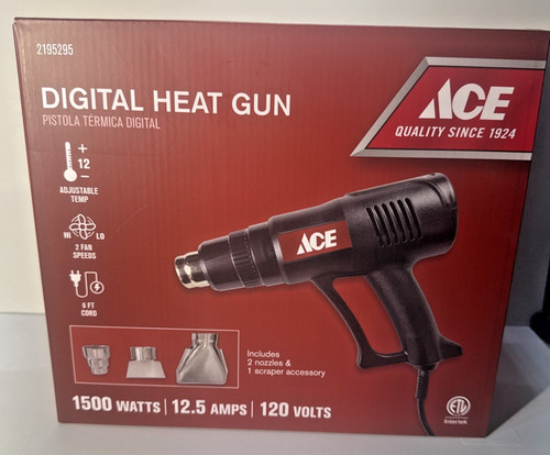 Ace digital heat gun - heat,
