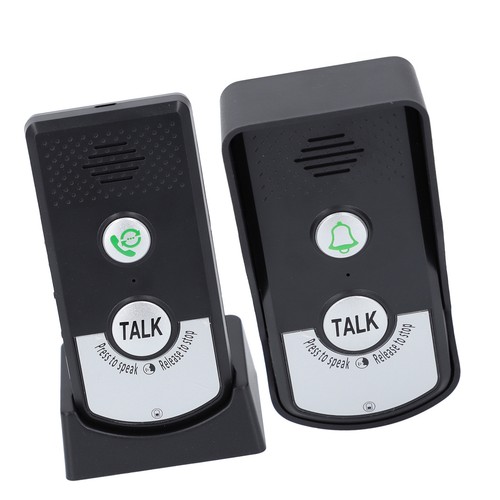 Dual way intercom door - door, bell