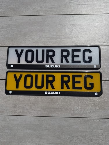 Suzuki number plate frames - plate,