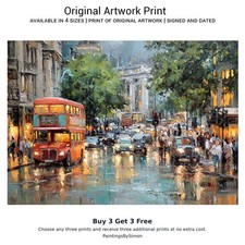 London Red Bus | Print on