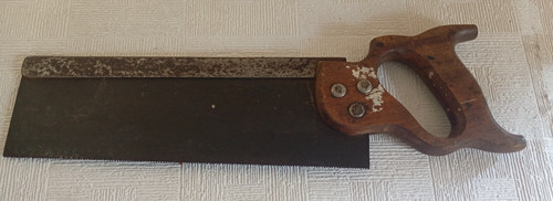Antique hand saw cm long - antique,
