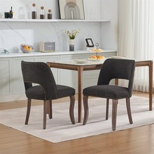 Wooden Dining Chairs Set of 2