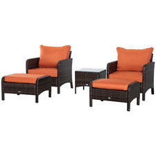 2 Seater PE Rattan Garden