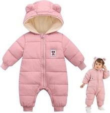 Baby Snowsuit Romper Cute Bear