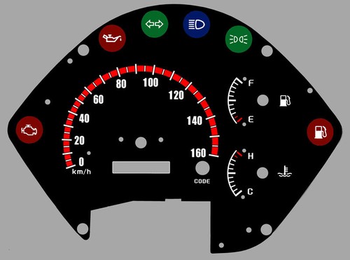 Speedometer disc fits vespa - disc,