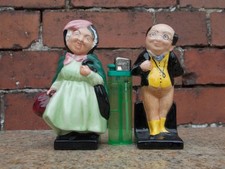 Royal Doulton Dickens Figures Sairey Gamp & Pickwick