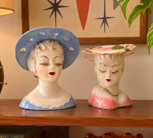 Vintage mcm irice japan - irice, lady