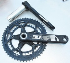 Rotor 3D 110BCD 52/36t NoQ Crankset - 172.5mm- Superb. 30mm.