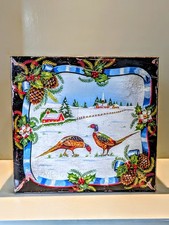 Vintage Huntley and Palmers Christmas Biscuit Tin Advertising Shop Display Prop