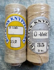 2 x Spools Bockens Knyppelgarn