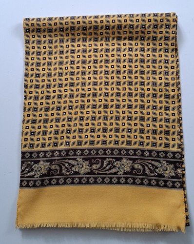 Vintage men fringed yellow - men's,