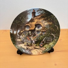 Robert Hersey "Granny's Cottage" Collectible Plate,  Bone China Coalport