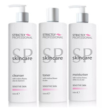 Strictly Professional Cleanser, Toner , Moisturizer for Sensitive Skin 500ml