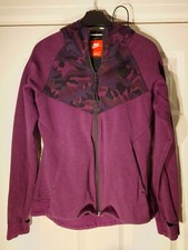 Nike Women's Tech Fleece Full-Zip Hoodie Purple/Camo 685491 563 SZ S