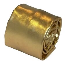 gold tie shiny lame metallic