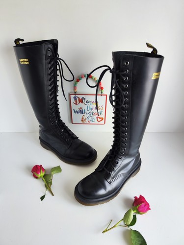 Martens hole knee high - martens,