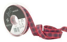 Berisfords Tartan Ribbon - 25m