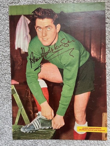 Alan hodgkinson signed 1954 - hodgkinson,