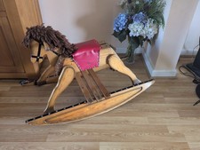 Handmade Wooden Rocking Horse