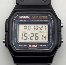 Casio W71 vintage Digital LCD watch 1980s Working