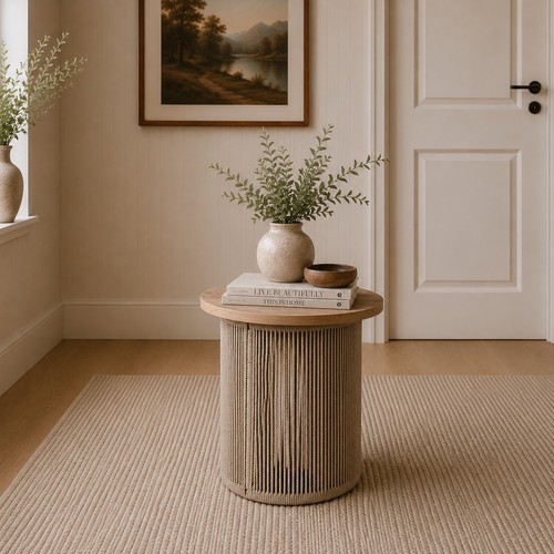 Round rope design - round, side