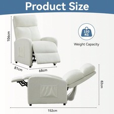 Push Back Recliner Chair