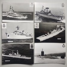 HMS Spartan, Charybdis etc - Ships & Submarine - Navy - PC Sized Photos x 6
