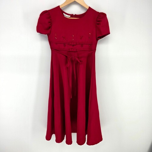 Bonnie jean dress red - g, 10