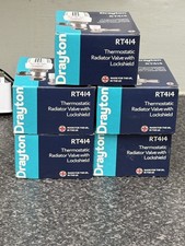 X5 Drayton TRV4 White - Thermostatic Radiator Valve with Lockshield 15mm