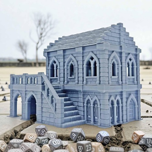 Medieval miniature building - medieval,