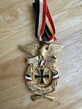 Massive german neck medal - massive,