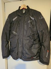 Alpinestars Andes V3 Drystar Waterproof Motorcycle Jacket worn once all black 