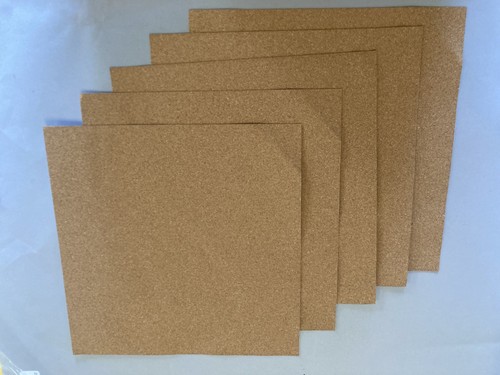 Self adhesive cork sheet 5pcs - adhesive, sheet,