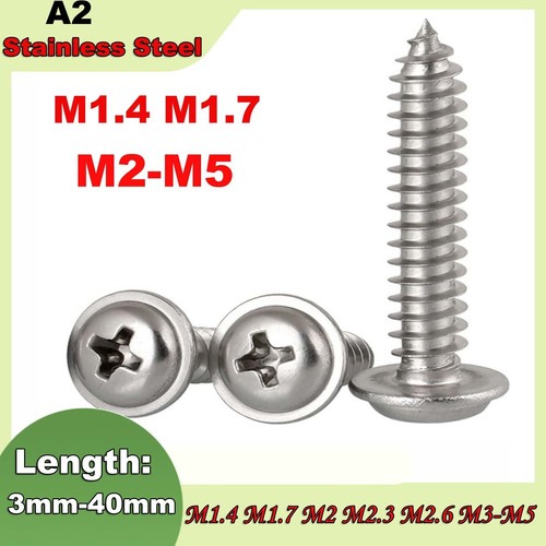 Cross pan round head - head, self