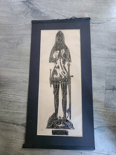 Brass rubbing - rubbing,