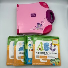 Leap Frog Leap Start Pink & 4 x Books Preschool Interactive Learning Working