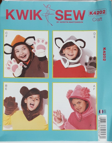 Hoods mittens kids costume - &,