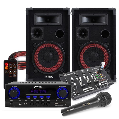 Max red passive speakers - max,