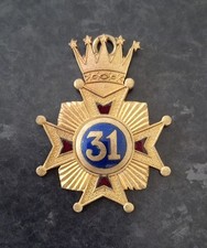  Vintage Rose Croix 31 Degree Star Jewel (high Quality ) 