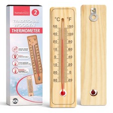Wooden wall thermometer - 2-4,