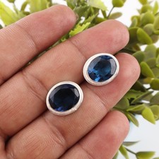 925 Silver London Blue Topaz