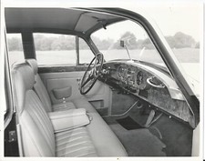 ROLLS-ROYCE 1960s INTERIOR PUBLICITY B/W PHOTOGRAPH