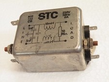 EMI Mains Filter 250Vac 50-60Hz 8A STC MR233C8 240  Z013