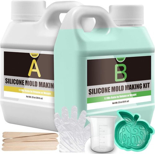 Silicone mould making kit - silicone,